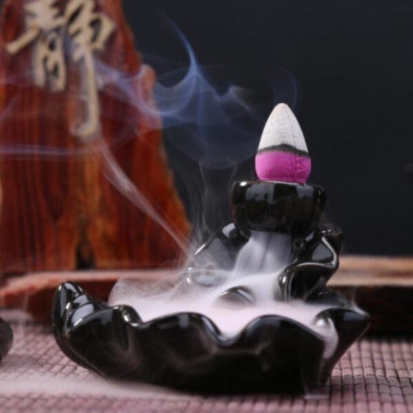 incense burners, waterfall incense burners, backflow incense burners, backdraft incense burners